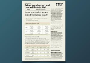 Singapore Prime Non-Landed & Landed Residential Update - H2 2024